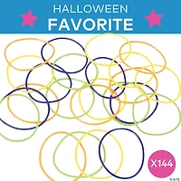 Bulk 144 Pc. Halloween Colors Jelly Bracelets