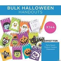 Bulk 144 Pc. Halloween Mini Spiral Notepad Assortment