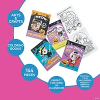 Bulk 144 Pc. Halloween Silly Animal Characters Coloring Books