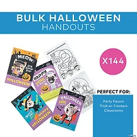 Bulk 144 Pc. Halloween Silly Animal Characters Coloring Books