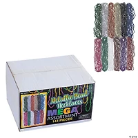Bulk 144 Pc. Metallic Bead Necklace Assortment