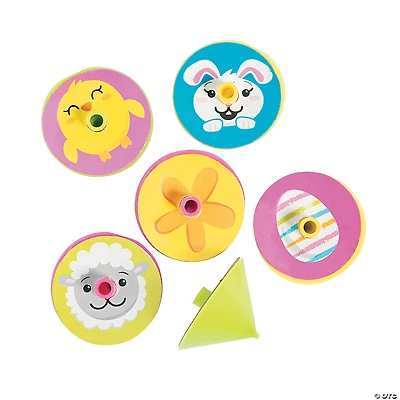 Bulk 144 Pc. Mini Easter Spin Tops
