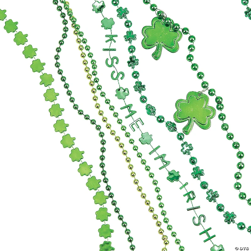 Bulk 144 Pc. St. Patrick’s Day Bead Necklace Assortment