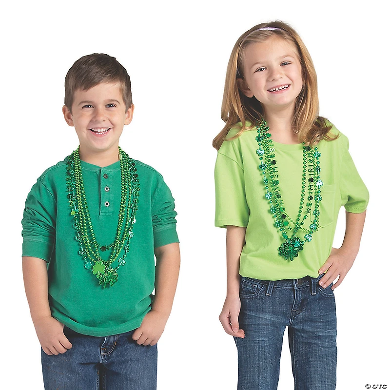 Bulk 144 Pc. St. Patrick’s Day Bead Necklace Assortment