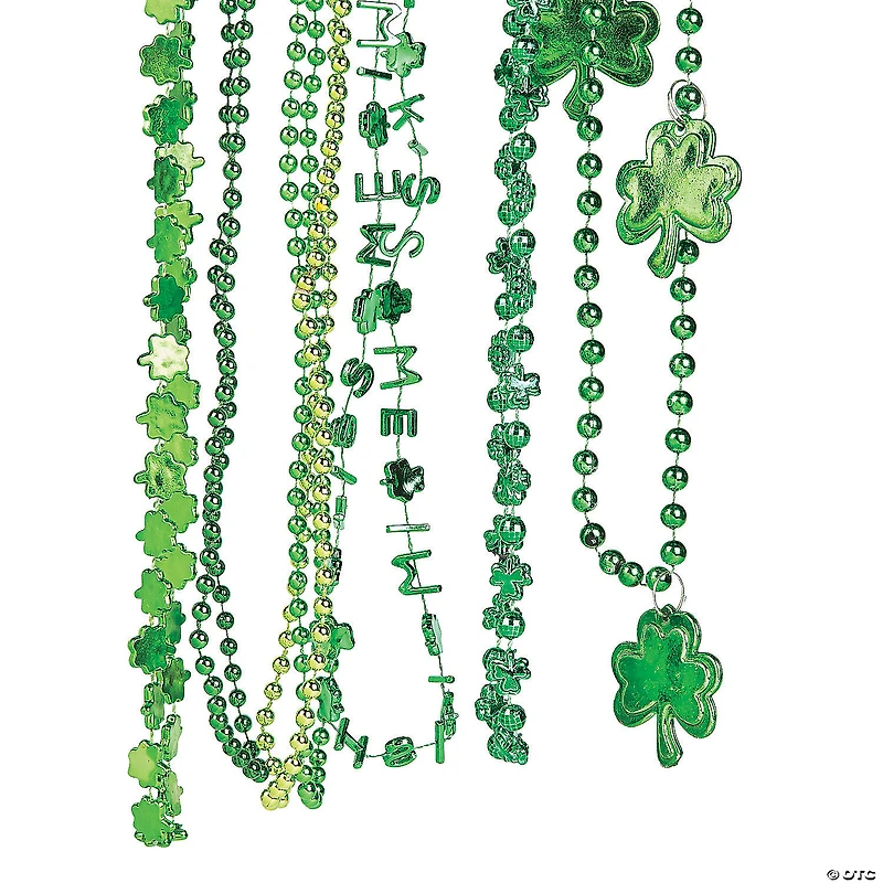 Bulk 144 Pc. St. Patrick’s Day Bead Necklace Assortment