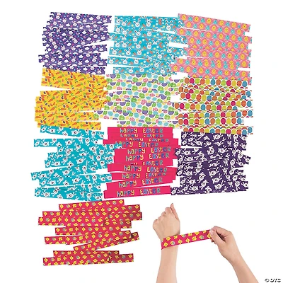 Bulk 150 Pc. Easter Slap Bracelet Assortment