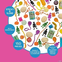 Bulk 150 Pc. Halloween Sticky Toy & Slime Assortment
