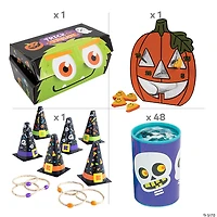 Bulk 267 Pc. Trunk-or-Treat Deluxe Halloween Games & Prizes Kit