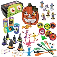 Bulk 267 Pc. Trunk-or-Treat Deluxe Halloween Games & Prizes Kit