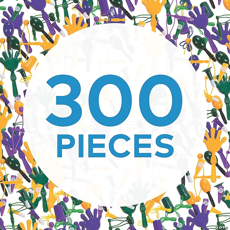 Bulk 300 Pc. Mardi Gras Noisemaker Assortment