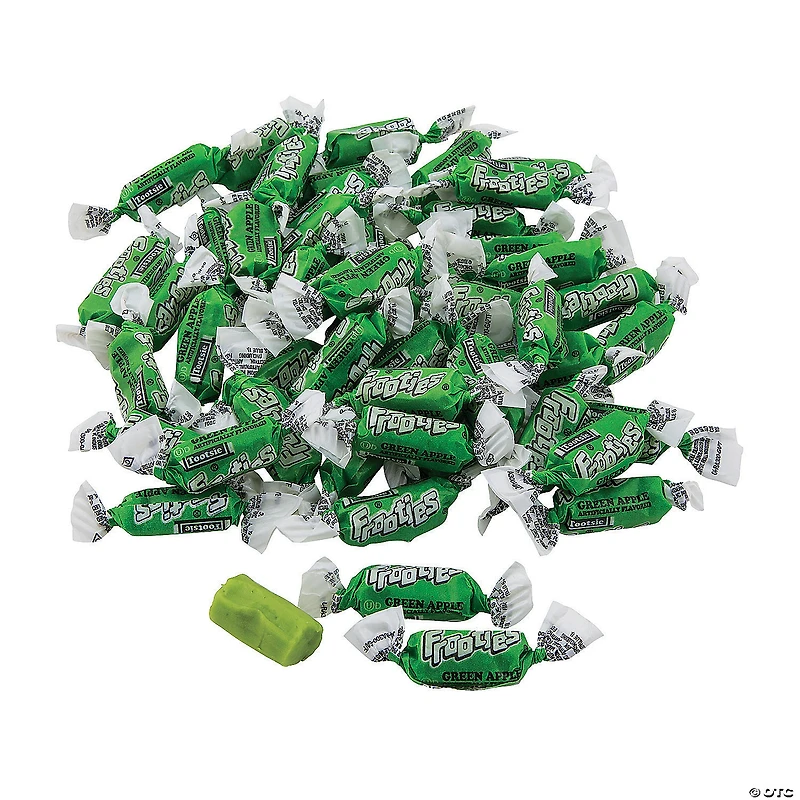 Bulk 360 Pc. Green Apple Mini Tootsie Roll