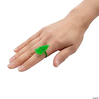 Bulk 48 Pc. Christmas Glitter Rings