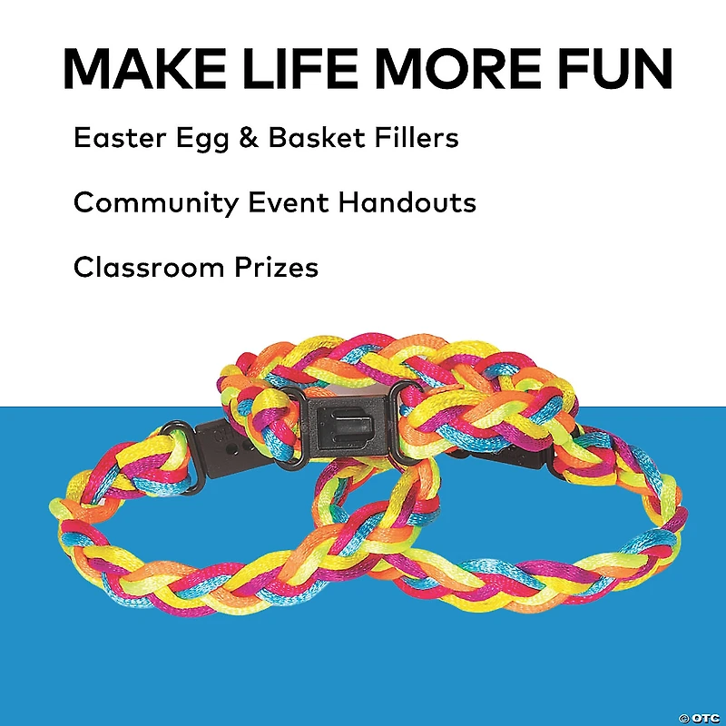 Bulk 48 Pc. Easter Braided Friendship Bracelets