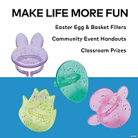 Bulk 48 Pc. Easter Glitter Rings