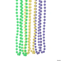 Bulk 48 Pc. Glow-in-the-Dark Mardi Gras Bead Necklaces