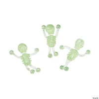 Bulk 48 Pc. Glow-in-the-Dark Mini Sticky Tumbling Skeletons