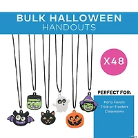 Bulk 48 Pc. Halloween Character Necklaces
