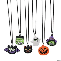 Bulk 48 Pc. Halloween Character Necklaces