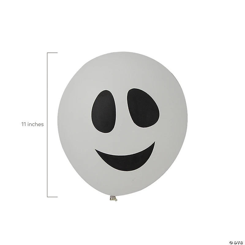 Bulk  48 Pc. Halloween Ghost 11" Latex Balloons