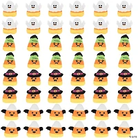 Bulk 48 Pc. Halloween Smiling Stuffed Candy Corn Assortment