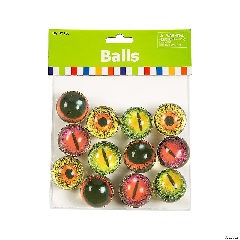 Bulk 48 Pc. Halloween Snake Eye Bouncy Balls