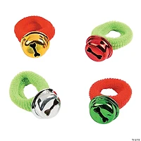 Bulk 48 Pc. Holiday Stretchy Jingle Bell Rings
