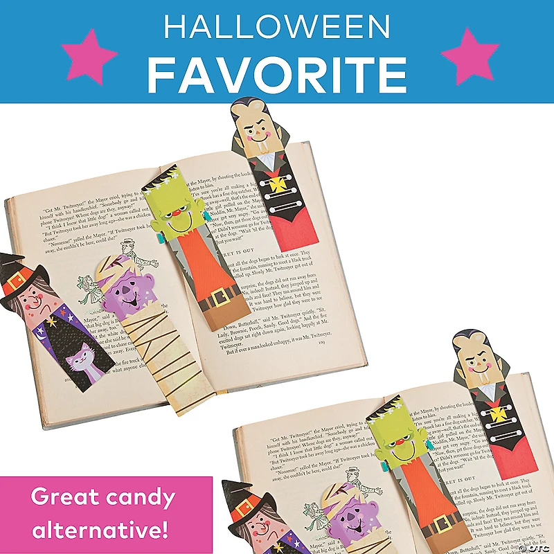 Bulk 48 Pc. Laminated Halloween Bookmarks
