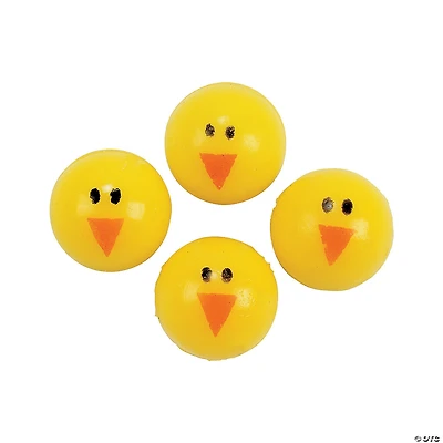 Bulk 48 Pc. Mini Chick Bouncy Balls