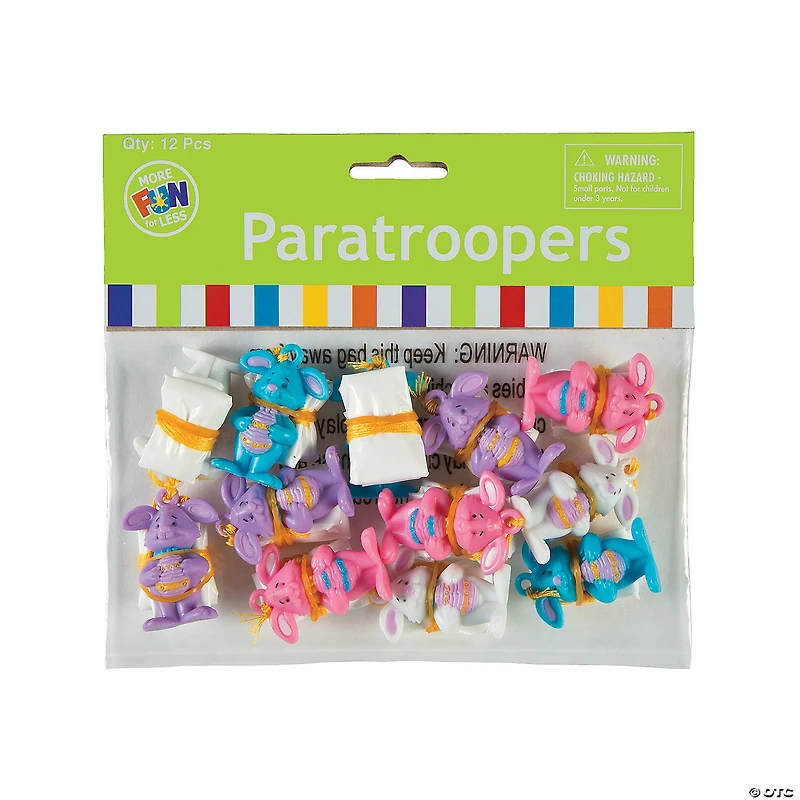 Bulk 48 Pc. Mini Easter Character Paratroopers