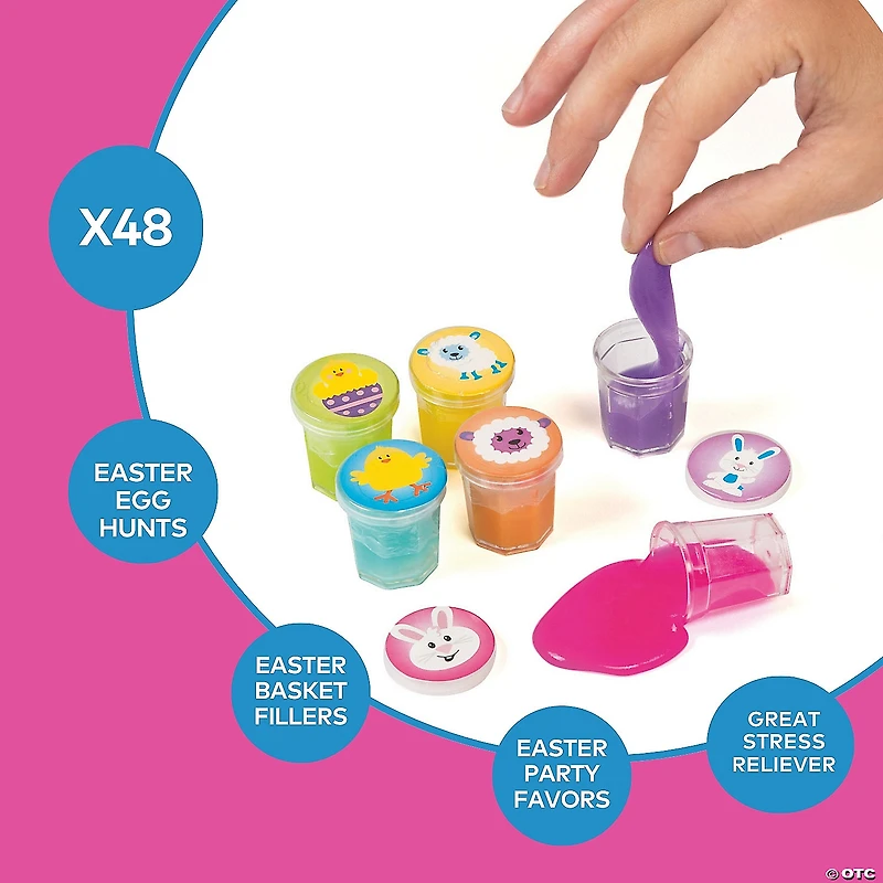 Bulk 48 Pc. Mini Easter Noise Putty