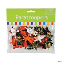 Bulk 48 Pc. Mini Halloween Character Paratroopers