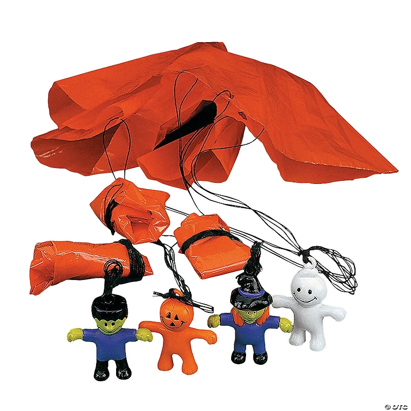Bulk 48 Pc. Mini Halloween Character Paratroopers