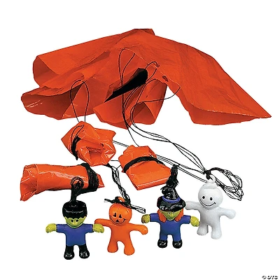 Bulk 48 Pc. Mini Halloween Character Paratroopers