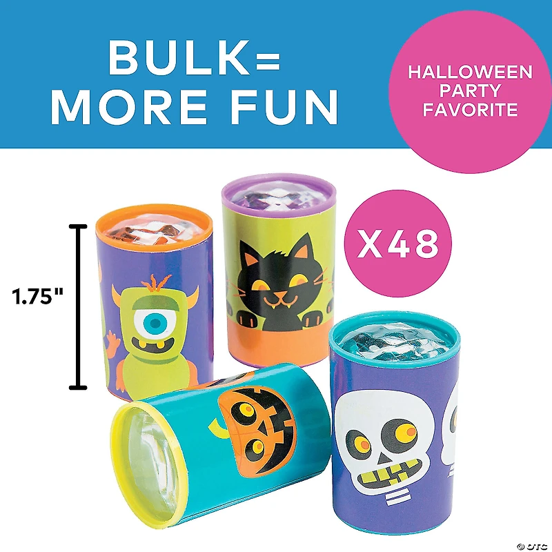 Bulk 48 Pc. Mini Halloween Character Prisms