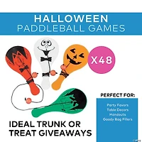 Bulk 48 Pc. Mini Halloween Paddleball Games