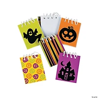 Bulk 48 Pc. Mini Iconic Halloween Spiral Notepads