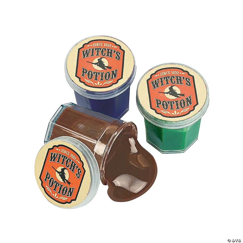 Bulk 48 Pc. Mini Witch’s Potion Tubs of Putty