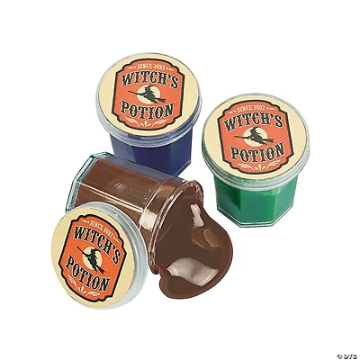 Bulk 48 Pc. Mini Witch’s Potion Tubs of Putty
