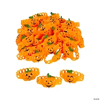 Bulk 48 Pc. Pumpkin Light-Up Bracelets