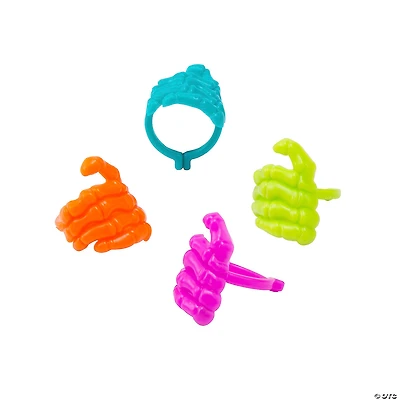 Bulk 48 Pc. Skeleton Hand Rings