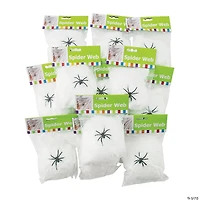Bulk  48 Pc. Stretchable Spider Webs