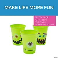 Bulk  50 Ct. Halloween Monster BPA-Free Plastic Cups