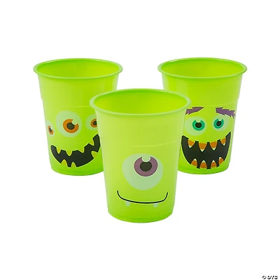Bulk  50 Ct. Halloween Monster BPA-Free Plastic Cups