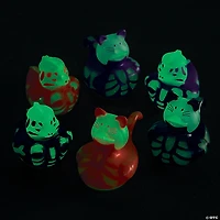 Bulk 50 Pc. Glow-in-the-Dark Halloween Skeleton Rubber Duck Assortment