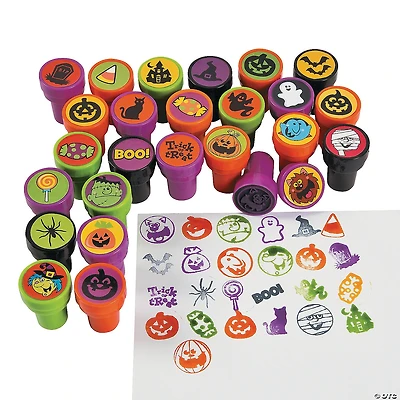Bulk 50 Pc. Halloween Icons Plastic Stampers Assortment