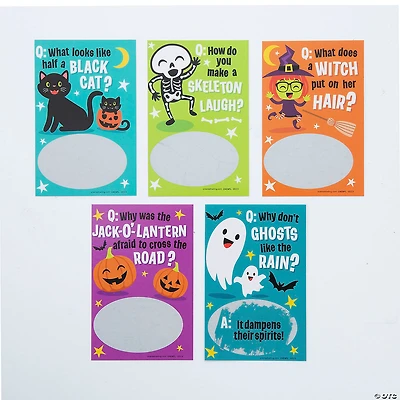 Bulk 50 Pc. Halloween Joke Scratch-Off Cards