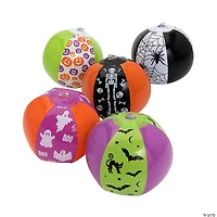 Bulk 50 Pc. Inflatable 5" Halloween Mini Beach Ball Assortment