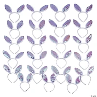 Bulk 50 Pc. Iridescent Bunny Ears Headbands