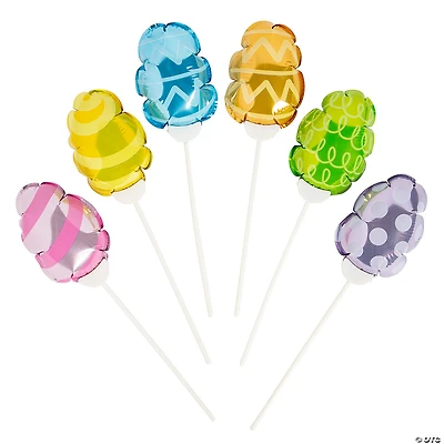 Bulk 50 Pc. Self-Inflating Easter Egg Mylar 5-3/4" Balloons