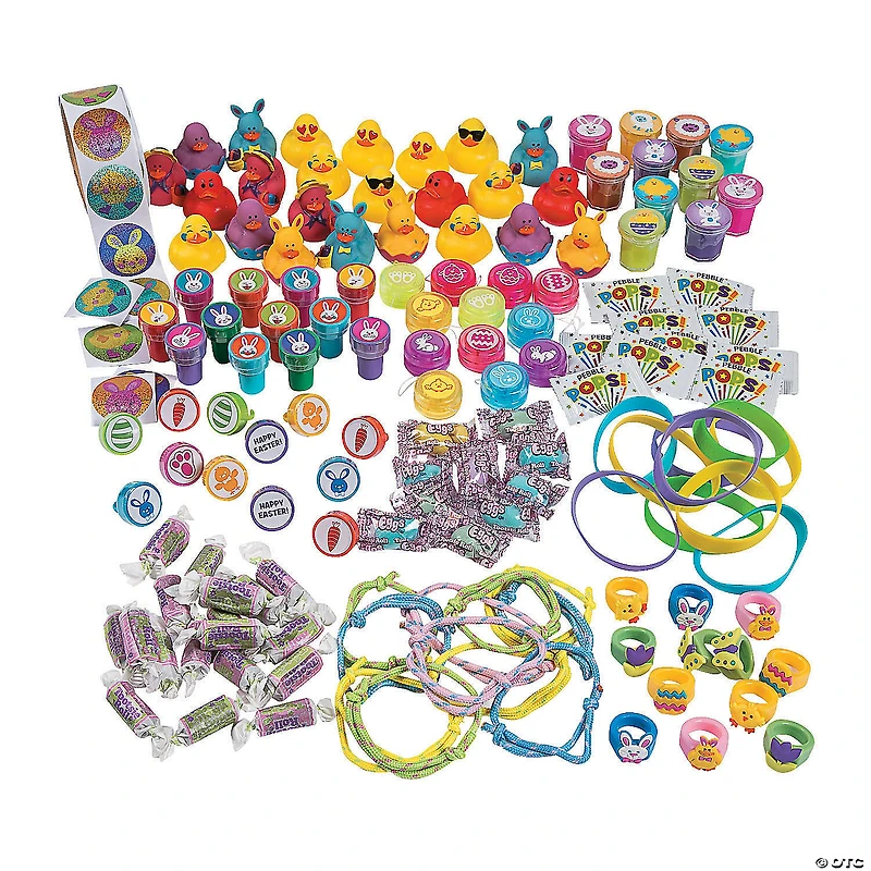 Bulk 500 Pc. Bulk Easter Egg Filler Candy & Toy Assortment